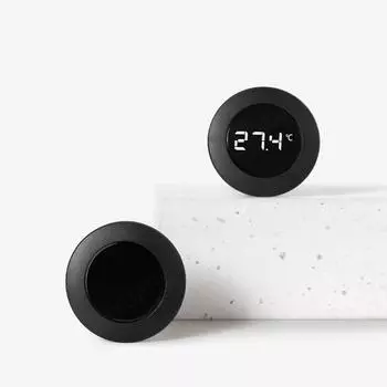 Timemore НОВЫЙ 1 шт. Цифровой маленький T LCD дисплей термодетектор термометр для кофе кофе латте арт инструменты портативный термометр чёрный