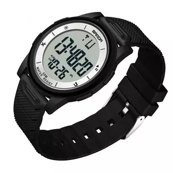Timever Men s Digital Watch Thin Lightweight Waterproof LED Alarm Stopwatch Easy to Read