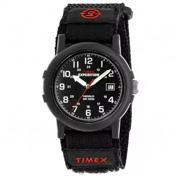 [TIMEX] Часы Expedition Черный циферблат Смола Акрил Кварцевый 37MM America Часы America T40011 Мужские