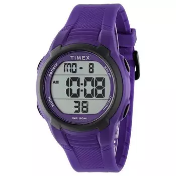 [Timex] Часы Ironman Digital с цифровым циферблатом 10M Водонепроницаемый Акрил 41мм TW5M58600 Фиолетовый [Товар]