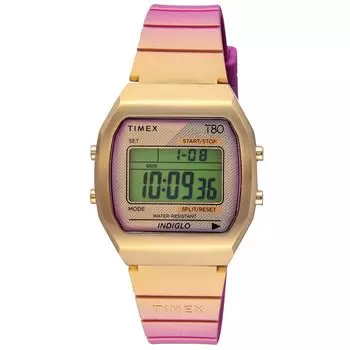 [Timex] Часы T80 розовый циферблат нержавеющая сталь пластик кварц 36 мм японские часы TW2V74400