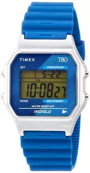 [TIMEX] Часы Timex 80 TW2V41200 34.5mmmm синие кварцевые унисекс