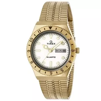 [Timex] Часы [TIMEX Q] Кремовый циферблат, подлинное желтое золото TW2U95800