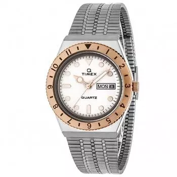 [timex] Часы [timex Q] Серебристый циферблат Оригинал Tw2u95600 Серебристые