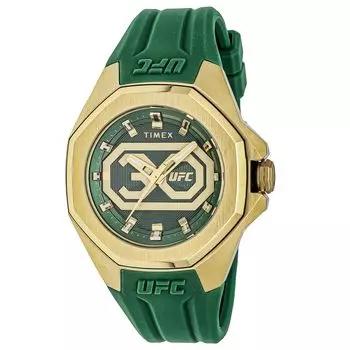TIMEX Часы UFC Pro 30th Anniversary Green Dial Quartz 10 ATM Waterproof Acrylic 44.5mm TW2V90100 Men s Green [Товар]