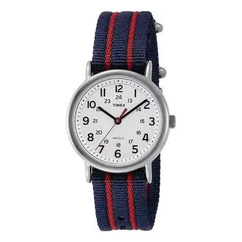 [Timex] Часы Weekender Central Park T2N747 мужские TIMEX латунь минеральное стекло нейлон белый -