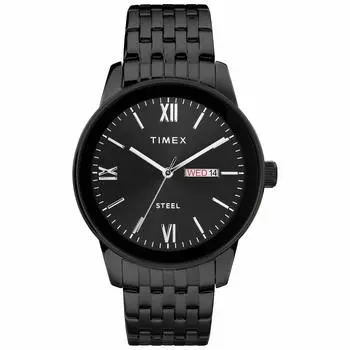 Timex Dress Analog 41mm Stainless Steel Bracelet Watch Men s