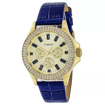 [Timex] Kaia Brass Quartz 40MM American Watch Brand TW2W10800 Navy