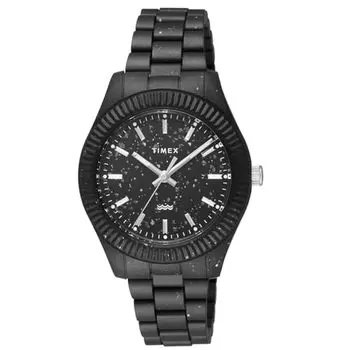 [TIMEX] Legacy Ocean Watch Black Dial Quartz 3 ATM Water Resistant TW2V77000 Men s Black