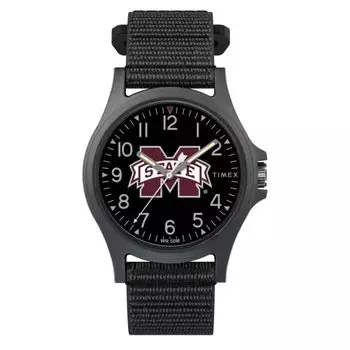 Timex Men s College Pride 40mm Watch, Mississippi State University Bulldogs, one size, strap