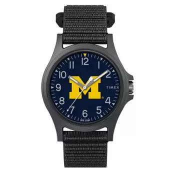 Timex Men s College Pride 40mm Watch, Michigan Wolverines, one size, strap