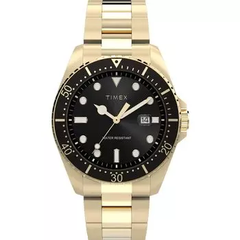 Timex Men s Dress 42mm Watch, Gold, Modern