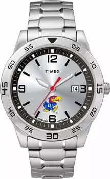 Timex Men s Kansas Jayhawks KU Watch Citation Steel Watch