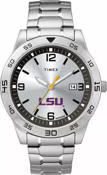 Timex Men s LSU Tigers Louisiana State University Watch Situation Steel Watch