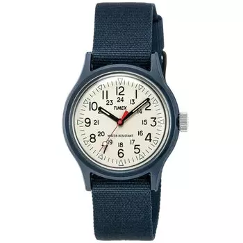 [Timex] Оригинальные часы Camper 36 мм кремовый циферблат кварцевые 30M водонепроницаемые поликарбонат 36 мм TW2U84200(TW2R78000) Военно-морской флот [Предмет]