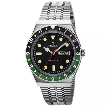 TIMEX Q Черный x Зеленый TW2U60900 Оригинальный продукт