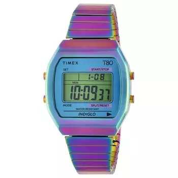 TIMEX Timex 80 Timex 80 Многоцветный циферблат из нержавеющей стали Акриловые кварцевые часы Бренд TW2W57100 Многоцветный [TIMEX] Женские [Товар]