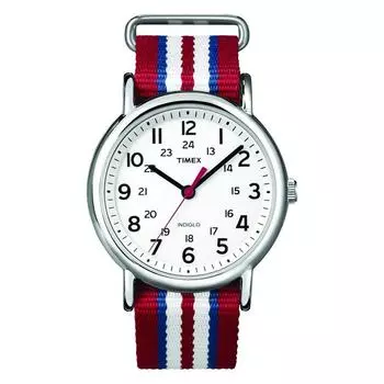 [Timex] TIMEX Weekender Central Park Белый x КрасныйСине-Белый T2N746 [Обычный импортный продукт]