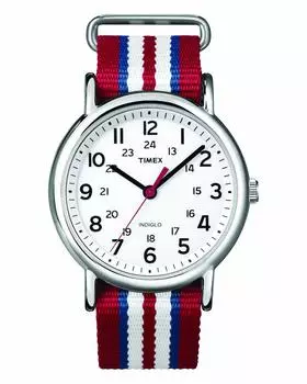 [Timex] TIMEX Weekender Central Park Белый x КрасныйСине-Белый T2N746 [Обычный импортный продукт]