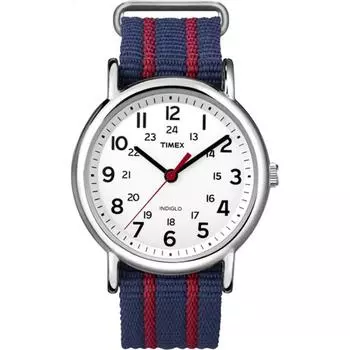 TIMEX TIMEX Weekender Central Park Белый x Темно-синий/Красный T2N747 [Обычный импортный продукт]