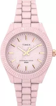 [TIMEX] Watch Timex Waterbury Ocean Pink Dial Recycled Plastic Mineral Glass Quartz 37MM America Watch TW2V33100