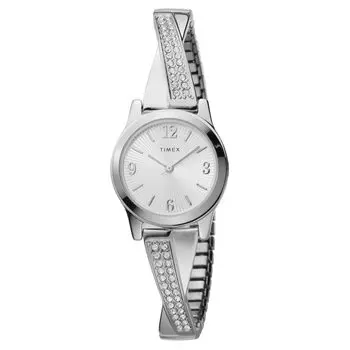 TIMEX WatchTW2V69600 Унисекс эластичный браслет серебристый [Товар] серебряный