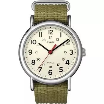 TIMEX Weekender Olive T2N651 Оригинальный продукт оливковый