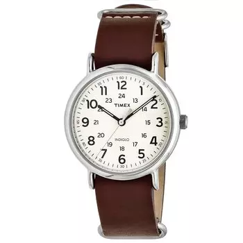Timex Weekender T2P495 Quartz [TIMEX] Мужские [Товар] кремовый