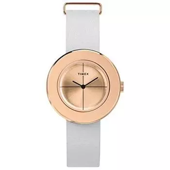 []Timex Women s Watch Variety 34mm Leather Rose Gold TIMEX TWG020200