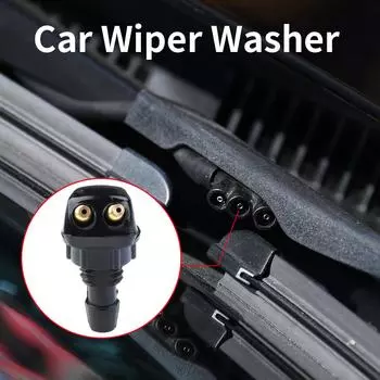 TIMOTRAS 2PCS Насадка стеклоочистителя DIY Модификация для лобового стекла автомобиля Регулируемая насадка Распылитель воды Универсальная