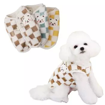 Timoya Pet Dog Open Winter Cat Dog Cold Dog Small Medium Dogs Легко надевать и снимать Предотвращает появление шерсти Холодная погода Выходная одежда, осень/зима,