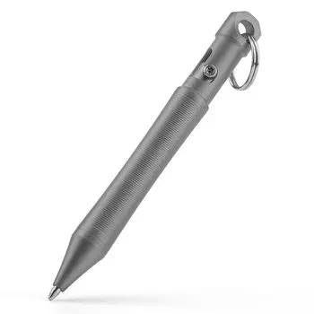 TIMULTI титановая шариковая ручка Mini Relieve Eliminate Hand Improve Bolt Keychain Type Pen, EDC, многофункциональная ручка, стресс, привычки, концентрация, действие,