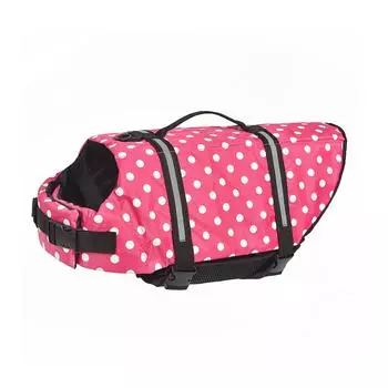 Tinsin Dog Life Pet Регулируемая жизнь Для больших средних маленьких для воды Первая помощь для поддержания вашей собаки для воды Для высокой светоотражающей легкой для красной точки XL