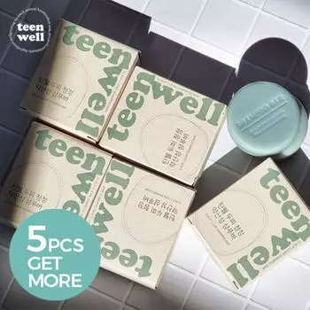 Tinwell scalp cleansing shampoo bar large set, 1 set, 500g