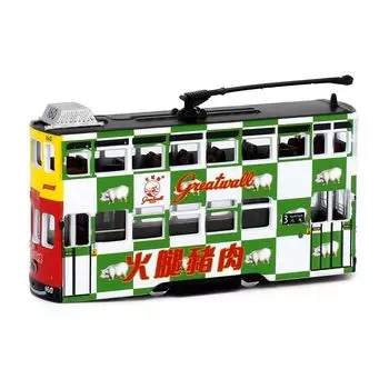 Tiny City 1/120 № 143 трамвай Greatwall 6-го поколения литой мини-автомобиль