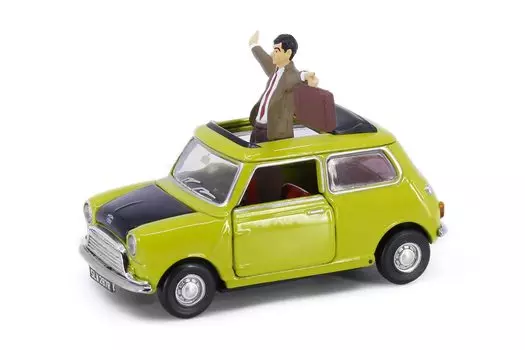 Tiny City Bean Mini Cooper Set Открытая фигурка Mr. (Люк в крыше включен)