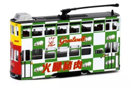 Tiny City City Tram Greatwall 6-го поколения литой мини-автомобиль 1/120 № 143