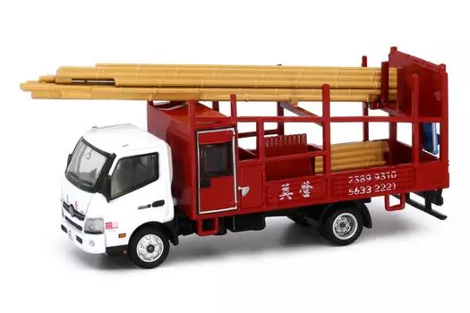 Tiny City Hino 300 Bamboo грузовик для перевозки строительных лесов миникар 1/76 № 195 литье под давлением