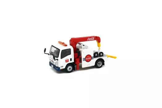 Tiny City Isuzu N Series Tow Truck Diecast Mini Car 1/64 Coca-Cola жёлтый