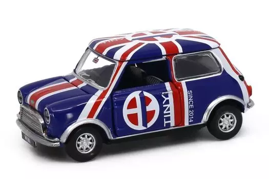Tiny City Mini Cooper Mk 1 Union Jack 10th Diecast Mini Car 1/50 (TINY Anniversary)