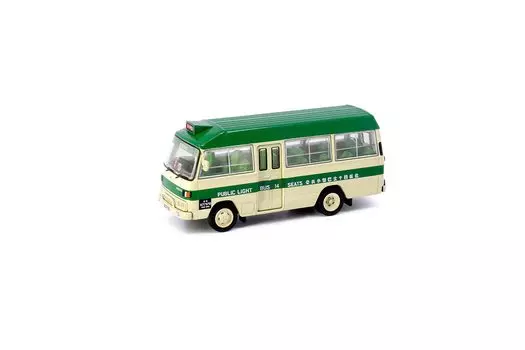 Tiny City Mitsubishi Mitsubishi Fuso Rosa Зеленый микроавтобус 14 мест Wan #33 (1983) (Район Цуэн) зелёный