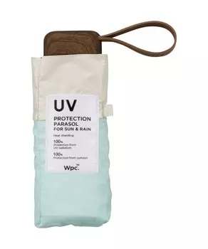 Tiny Mint 47 см Полностью затемняющий УФ-защитный зонтик от солнца или дождя Компактный складной [2022] Wpc. 100% Женщины 801-6423