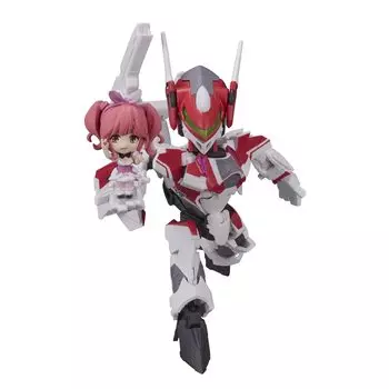 TINY SESSION Macross Delta Siegfried Farina Genus с Makina Nakajima 100 мм окрашенная подвижная фигурка VF-31C (Машина миража) приблизительно. ПВХ и АБС