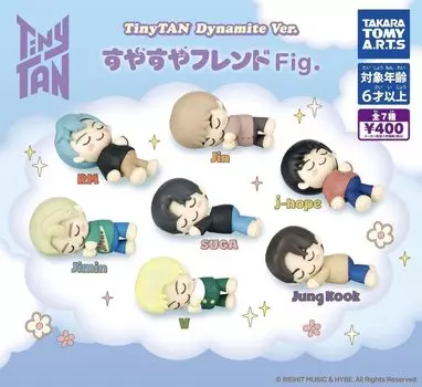 Tinytan TinyTAN Dynamite Suyasuya Friend Все 7 типов Gacha Gacha Capsule Toy Ver. Инжир.