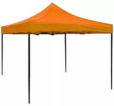 Тип 3 x 3 метра водонепроницаемый брезентовый тент быстрая доставка в одно касание (только для корпораций/компаний) (оранжевый)
