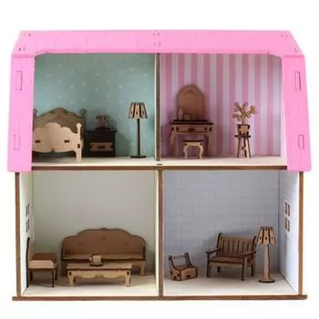 Тип A Тип A Дом Миниатюрный набор мебели Миниатюрный DIY Корея 3d головоломка