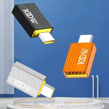 Тип C к адаптеру USB OTG USB-C 3 Male Data A Женский алюминиевый разъем для телефона из сплава оранжевый
