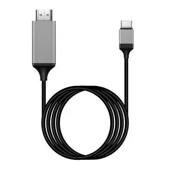 Тип C к HDMI USB 3.1 к HDMI-совместимому адаптерному кабелю Тип C к HDTV 30 Гц 4K Кабель USB C Удлинительный адаптер для монитора ПК MacBook Type C To HDTV