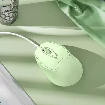 Тип C Тип C Проводная мышь ABS USB-кабель Эргономичные мыши Проводная бесшумная мышь Ноутбуки ПК Ноутбук USB Sound розовый