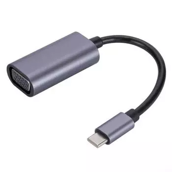 Тип C Тип C USB VGA VGA-конвертер Кабель-адаптер из АБС-пластика